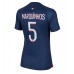 Paris Saint-Germain Marquinhos #5 Voetbalkleding Thuisshirt Dames 2023-24 Korte Mouwen